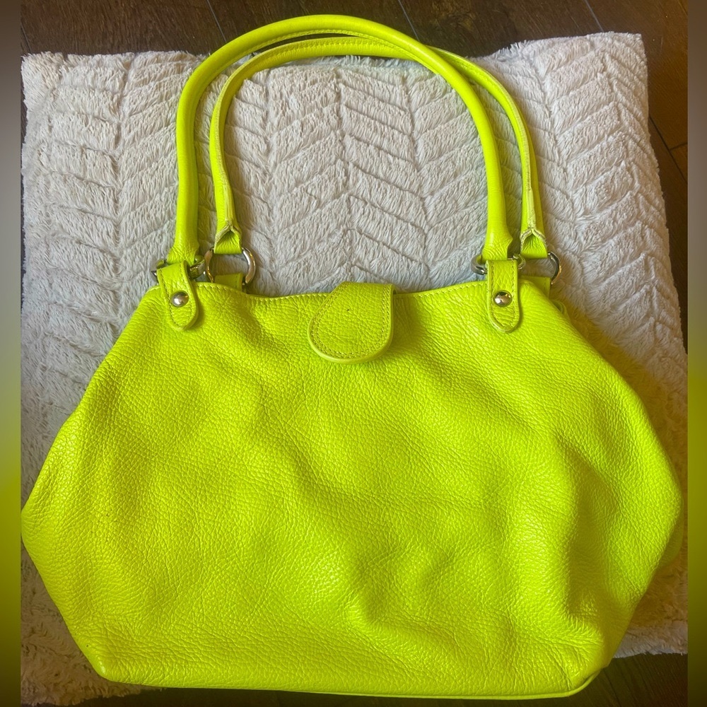 Like Green Leather Handbag